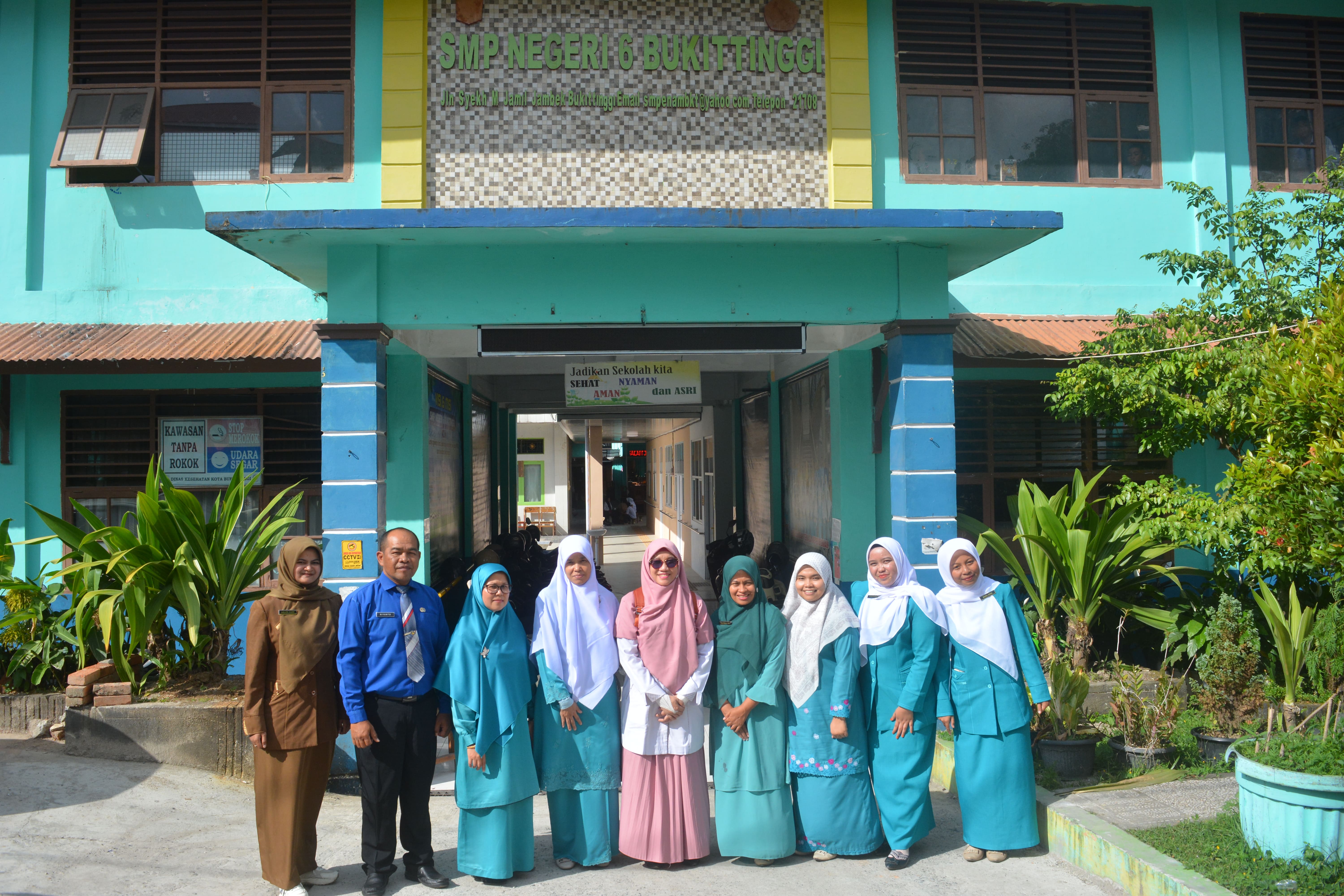 Kunjungan DPL PPL UNP Ke SMP Negeri 6 Bukittinggi
