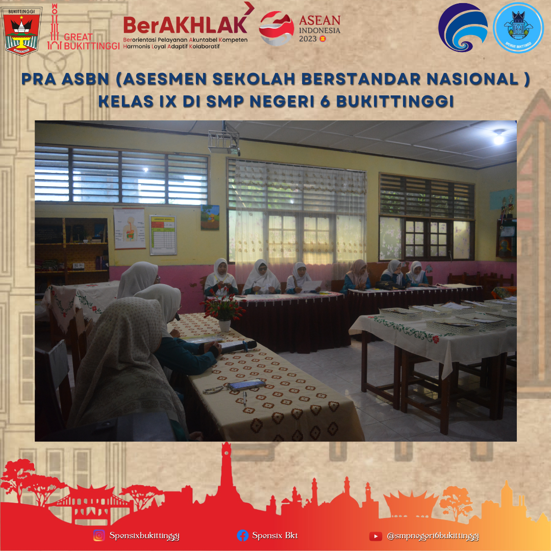 Coaching Pengawas Pra ASBN di SMP Negeri 6 Bukittinggi