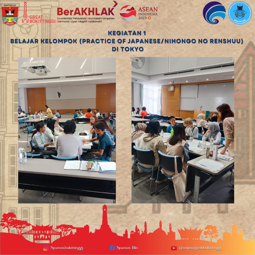 Belajar Kelompok (Practice Of Japanese/nihongo no renshuu) di Tokyo✨